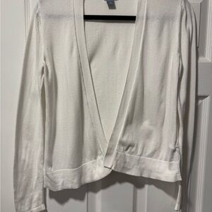 Old Navy White Cardigan